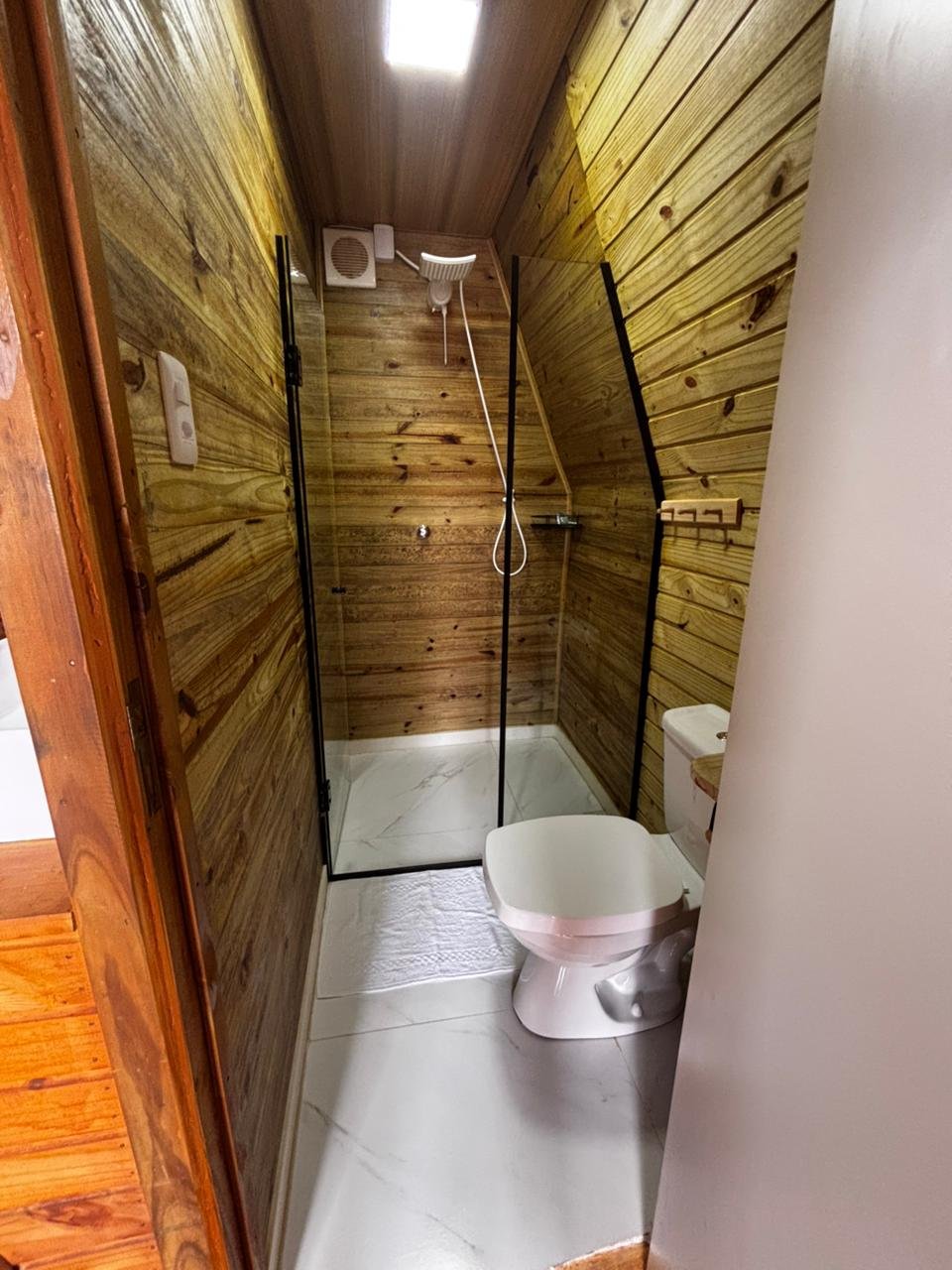 Ambiente interno do chalé