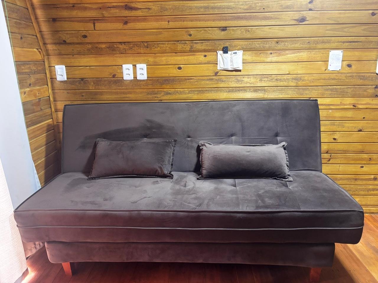 Área externa do chalé